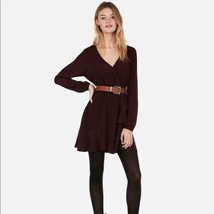 ✨ Ruffled Wrap Long Sleeve Dress✨